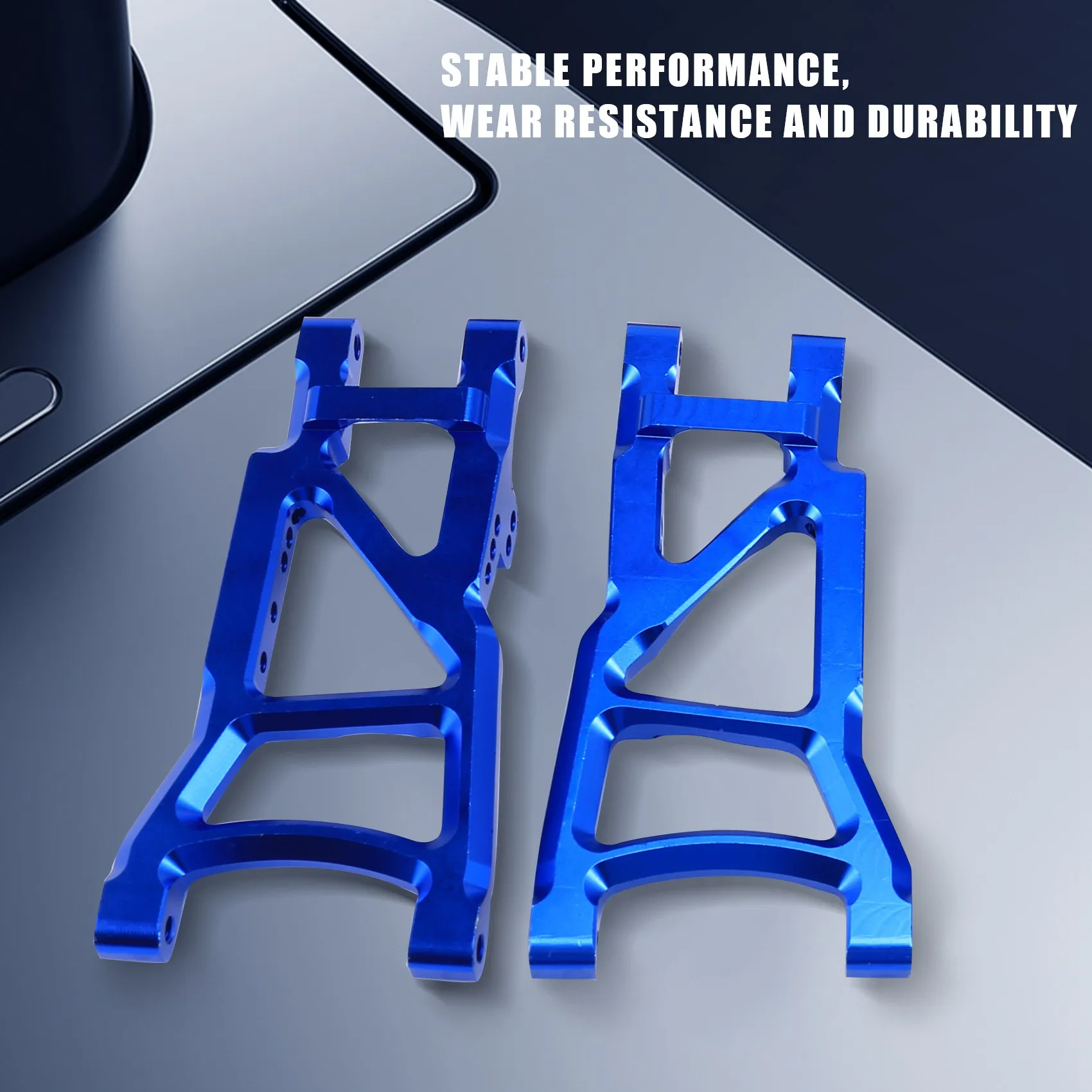 RC CNC Machined Suspension Upgrade Kit For Traxxas 1/10 Slash 2WD - Aluminum Arms, Shock Towers, Hubs & More In Multiple Colors - View #12