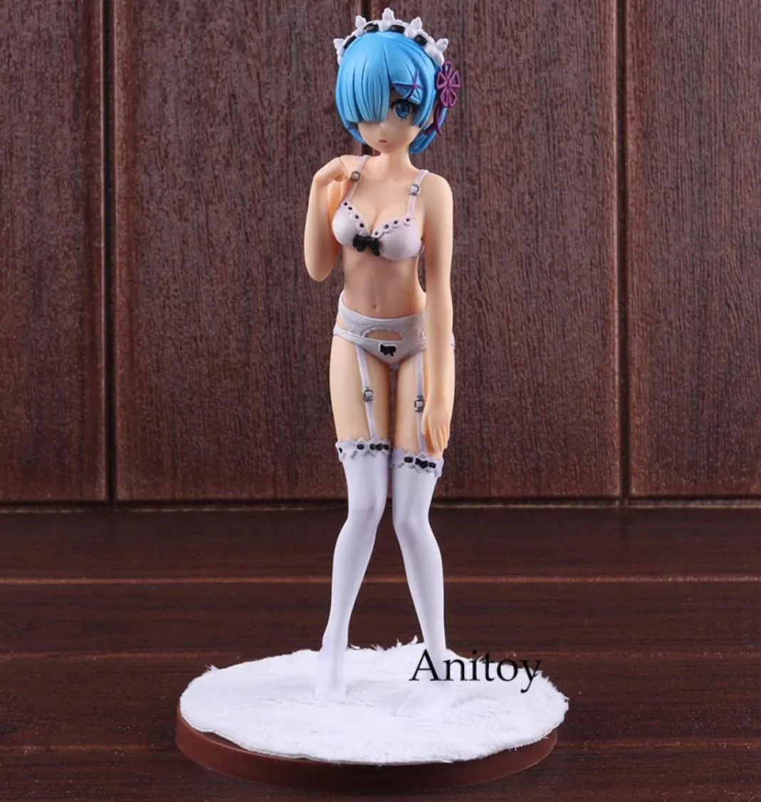 Relife i en annan värld från noll rem underkläder ver 18 skala pvc re noll rem figur action collectible modell leksak t2003214080504