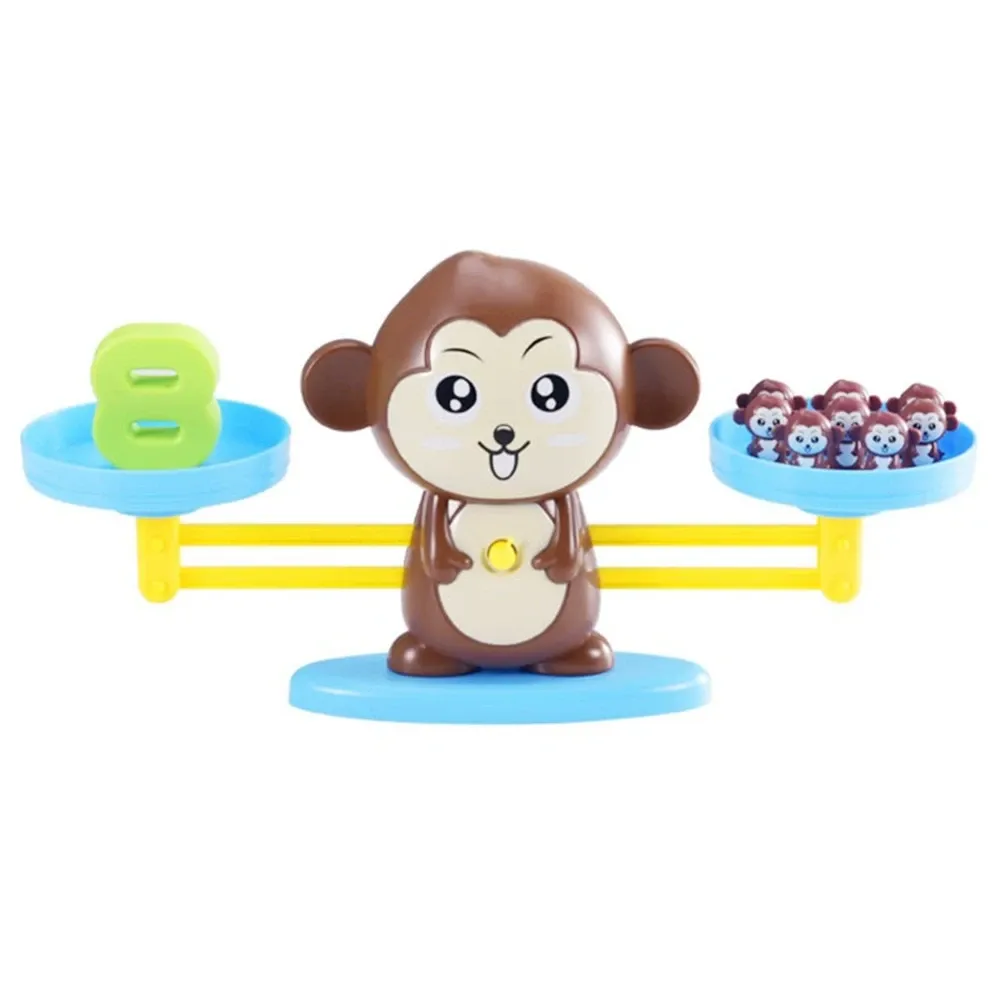 Montessori Math Toy Monkey Balance Baby Montessori Educational - Main Image