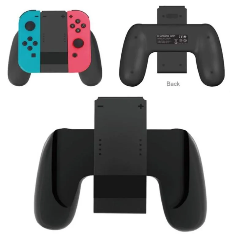 Uchwyt gier Uchwyt ładowania stacji stacji stacji ładowarka ładowna stojak na przełącznik kontrolerów Joycon NS kontrolery joysticks1273803