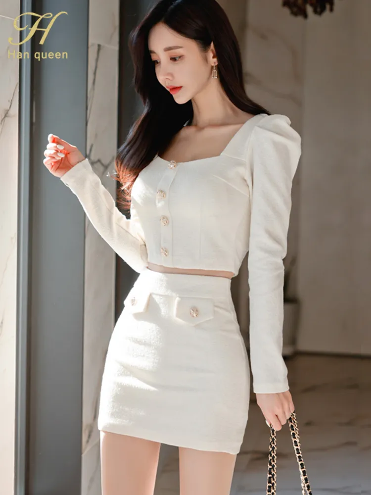H Han Queen Womens Top And Pencil Skirt Set Out Hot Sale For Spring And Summer Office Wear From Homepro12 63.22 DHgate.Com