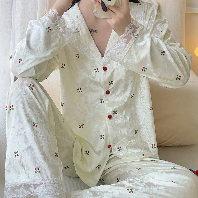 pajama set korean style pyjamas