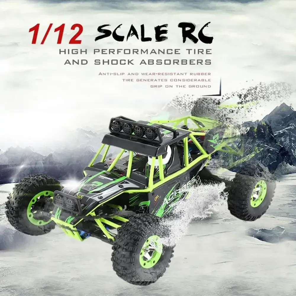 Wltoys 12428 1/12 Scale 4WD Electric Brushed RC Off-road Car 2.4 GHz ...