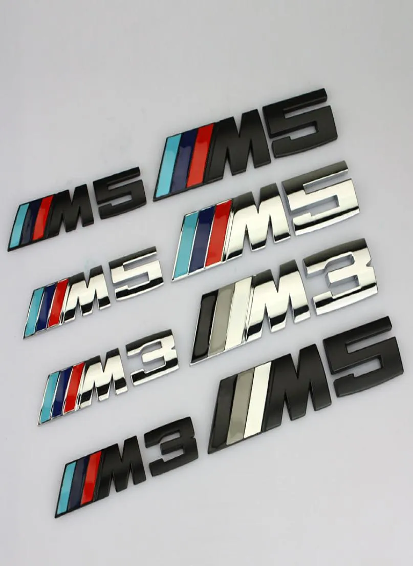 Logo klistermärken svans för BMW X6M X5 CAR BMW 3 Series 5 Series M3 M5M1 M GRILLE8805980