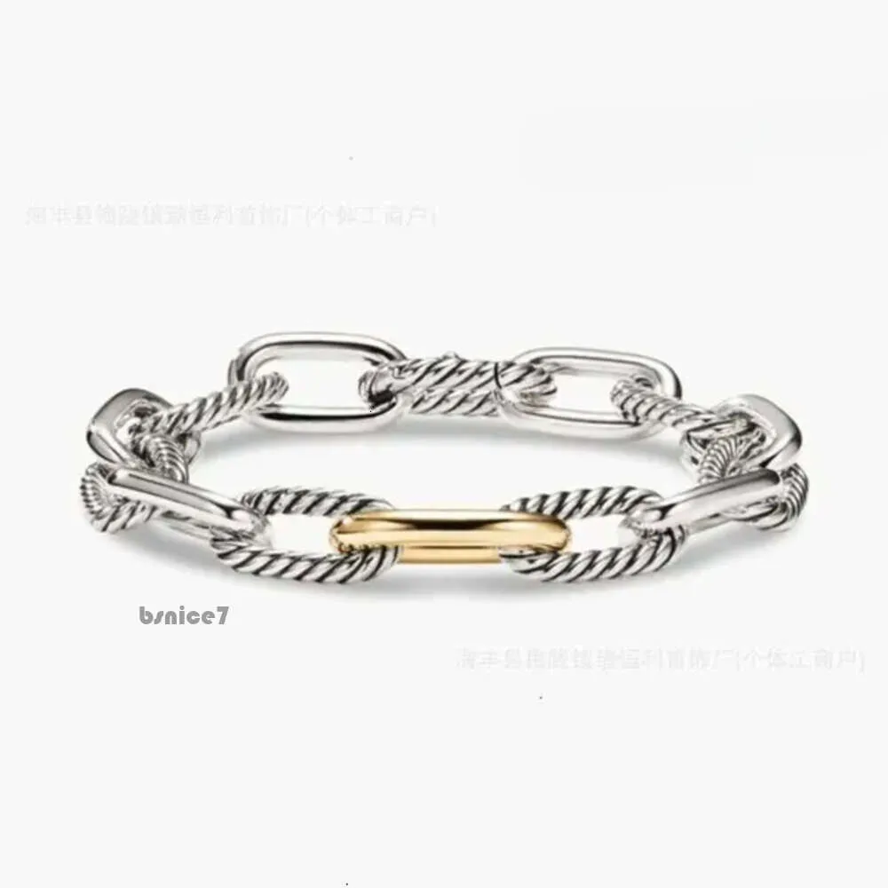 DY -Designer hochwertiger Mode Luxus David Yurma Armbänder Schmuckarmband Einfache und elegante beliebte gewebte Twoved Ring David Bracelet 2571