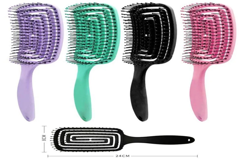 Masaje de cuero cabelludo colección de dobladillo grande desactivado cepillo para el cabello natural pulpo hueco arco incienso set9356927