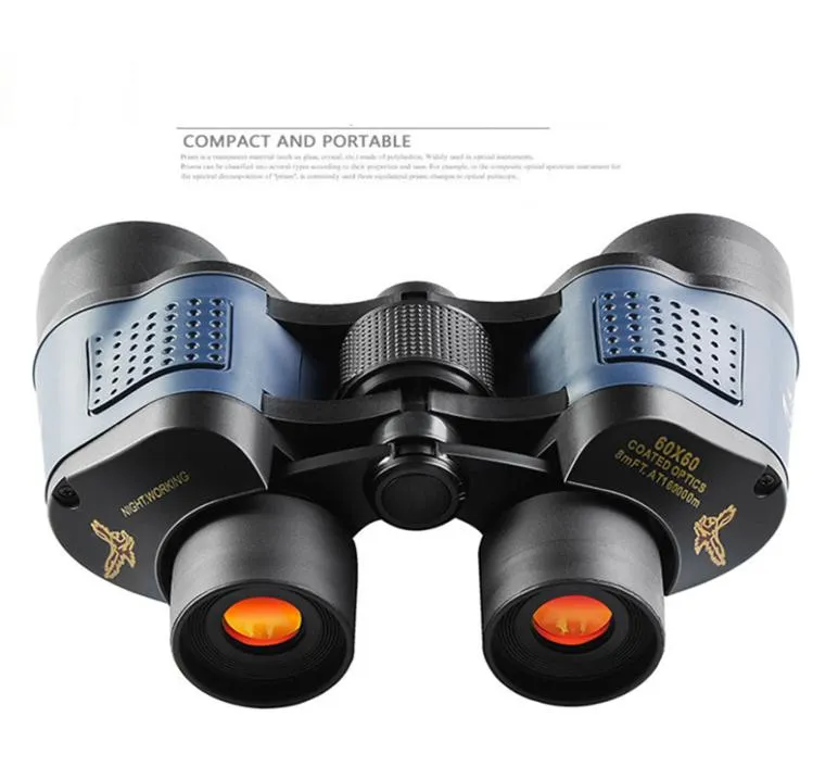 The latest models High magnification 60x60 waterproof telescope high power night vision hunting binoculars red film far mirror wit4699032