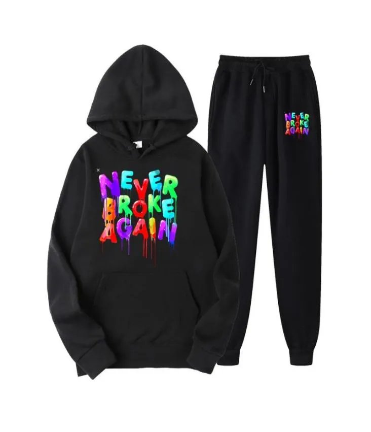 Men039s Hoodies Sweatshirts Rapper Youngboy bröt aldrig igen Män harajuku tröja kvinnor streetwear kläder koreanska ho2568640