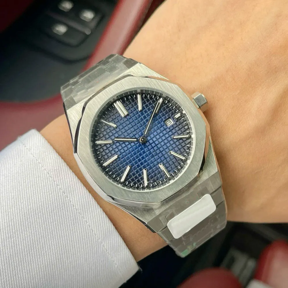 41 mm heren horloge automatische mechanische beweging horloge sapphire waterdichte montre wirstwatch ontwerper kijkt cadeaus