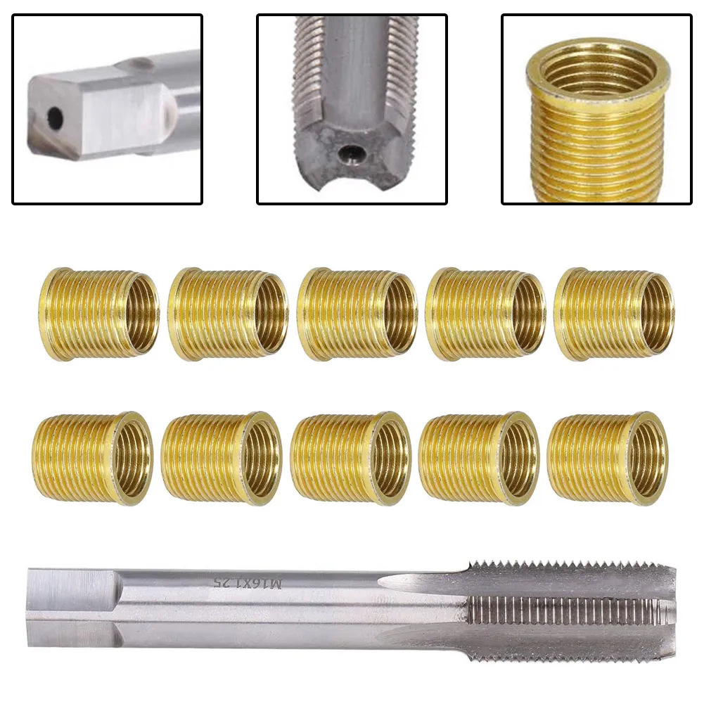 Thread Handles With Incerts High Speed Steel Tap M14x1.25 Inserts M16x1.25 Tap Spark Plug Thread ...