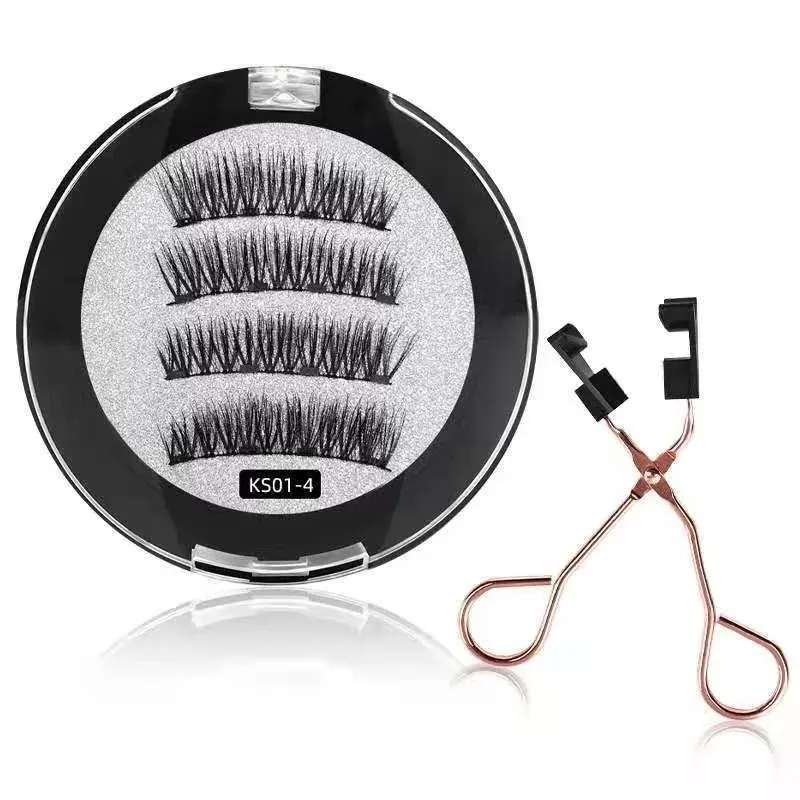 Coussons magnétiques 3D Fiches de vison 3D Coiffes Magasin Twashes Twash Ret Natural Faux Lashes Short Faux CILS1.Pour le jeu de cils magnétiques