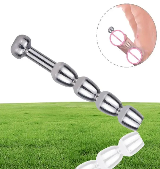 Metal Urethral Catheter Urethra Stimulator Dilator Rod Sex Toys Male Penis Plugs Masturbator Urethral Sounds3040184