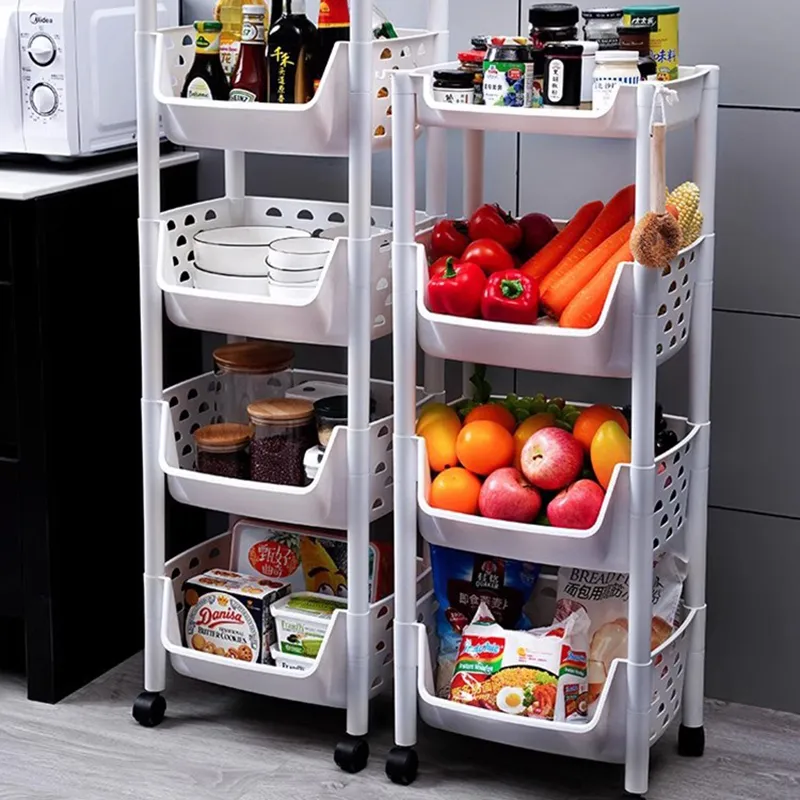 Kitchen Organizer Rolling Cart Trolley Service Food Truck Trolley Cart Accessories Carrito Plegable Restaurant Furniture SQC