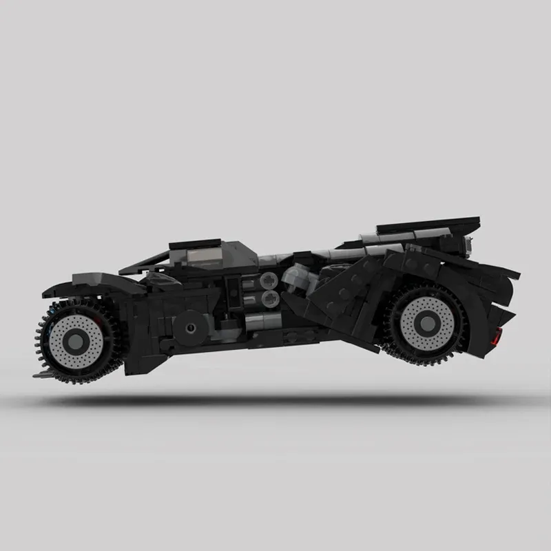 MOC 666PCS Arkham Night Batmobile Tank Tumbler Building Building Building Racing Sports Car Pojazd