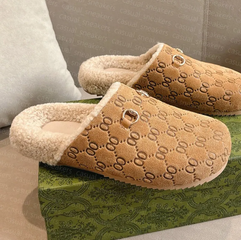 Fur mule slides sale