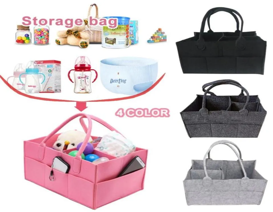 Förvaringspåsar baby blöja torkar väska spädbarn blöja arrangör korg caddy barnkammare bin polyester hållbar praktisk miljövänlig 21516005