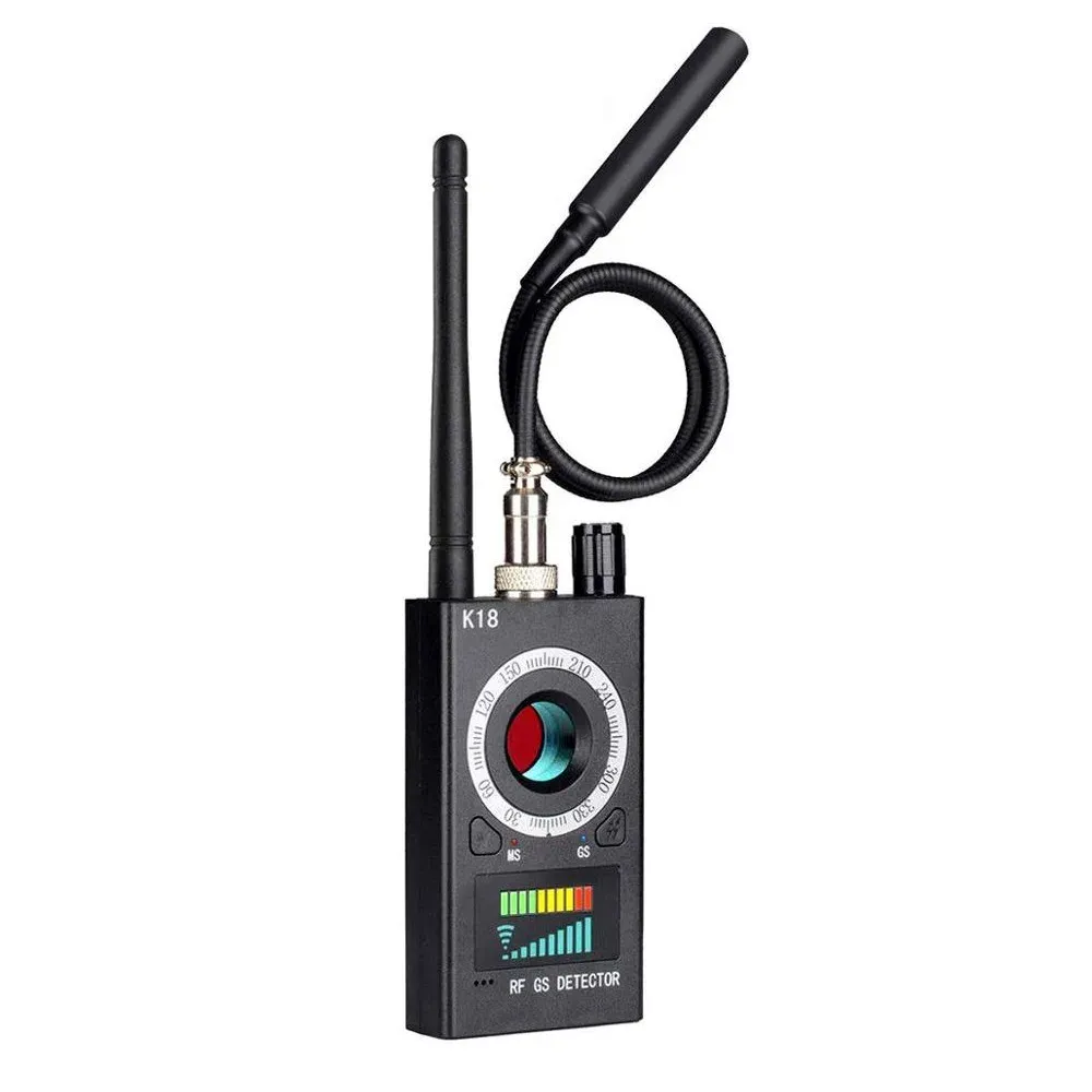 Systèmes Z30 K18 Multifonction Antifindid Cam Wireless Lens Device Finder 1MHz6.5GHz GSM Audio Bug Finder GPS Signal Rf Tracker Racker
