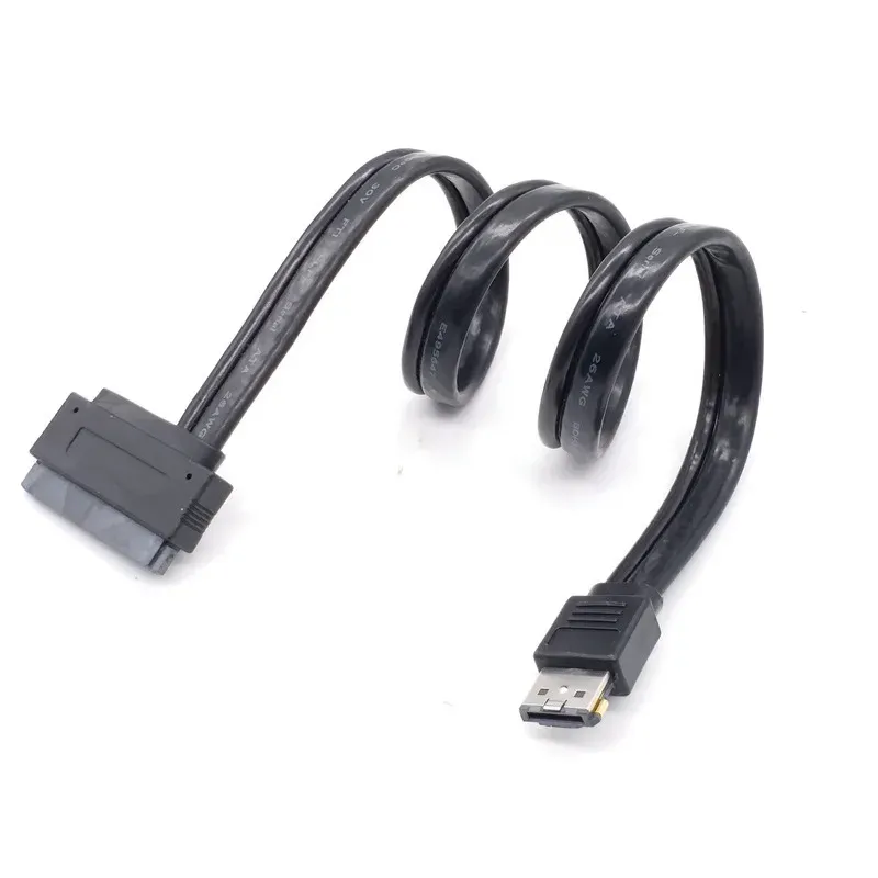High quality 1pcs 22Pin SATA USB Dual Power eSATA USB 5V Combo to 22Pin SATA USB hard disk cable accessories for reliable data transfer and