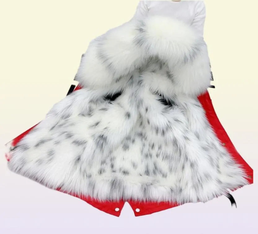 Children039s Parka dla dziewcząt 2020 Zima grube dziewczęta Faux Fur Płaszcz dla dzieci płaszcz mody dla dziewczyn ubrania dziecięce039 snowsuit 1814981