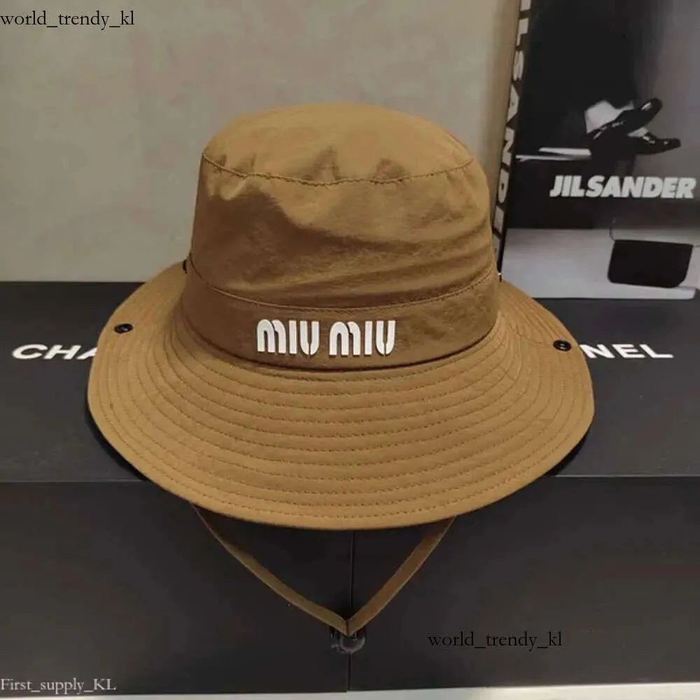 Miui Bag Cap Fashion Luxury Designer Women's Big Brimmed Fisherman Hat High Quality Mui Bucket Cap Fishing Hat Lousis Vouton Bainie 655