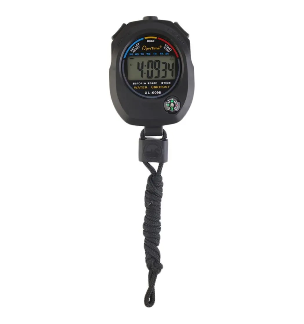 2021 Profesjonalne wodoodporne cyfrowe LCD wbudowane kompas Compass Stopwatch Chronograph Timer Counter Sports Alarm1070206