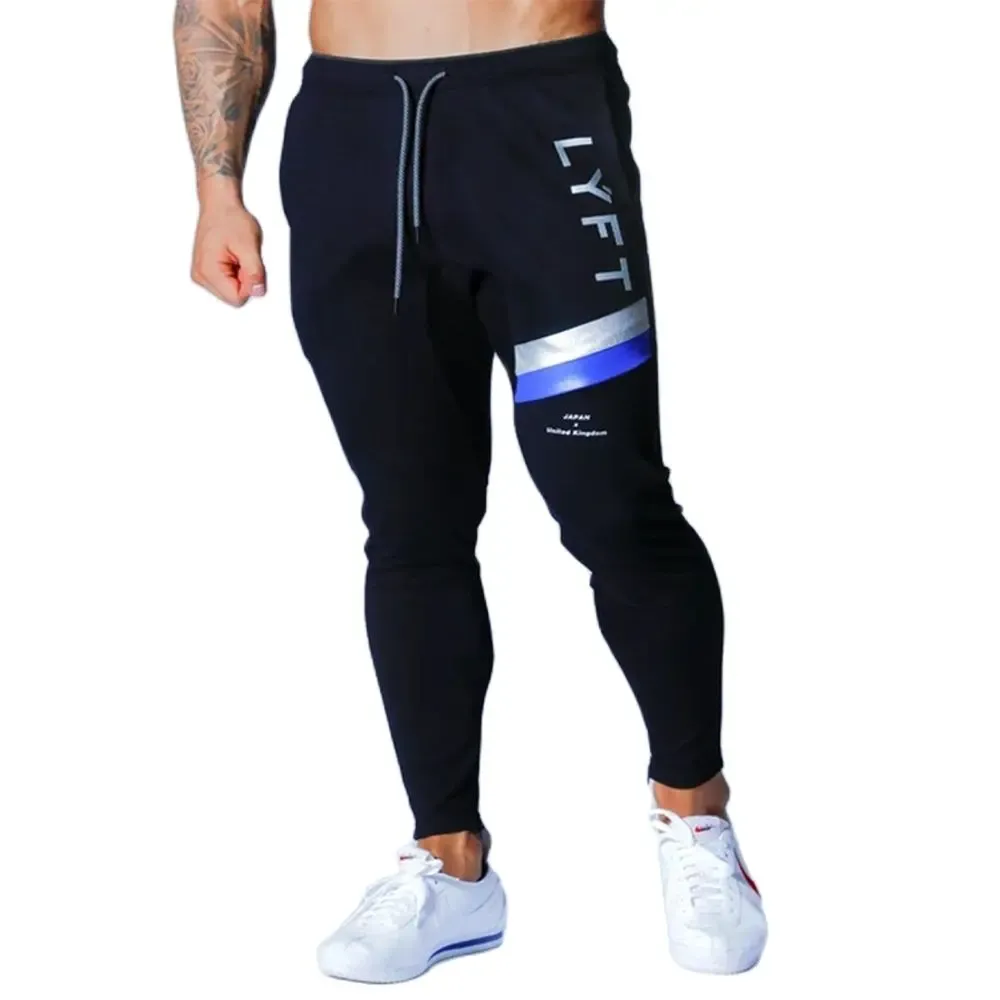 Pants Gym Fitness Sweatpants Men Jogger Pants Cotton Skinny Running Tracpants Sport Training Trousers Male Jogging varumärke Sportkläder