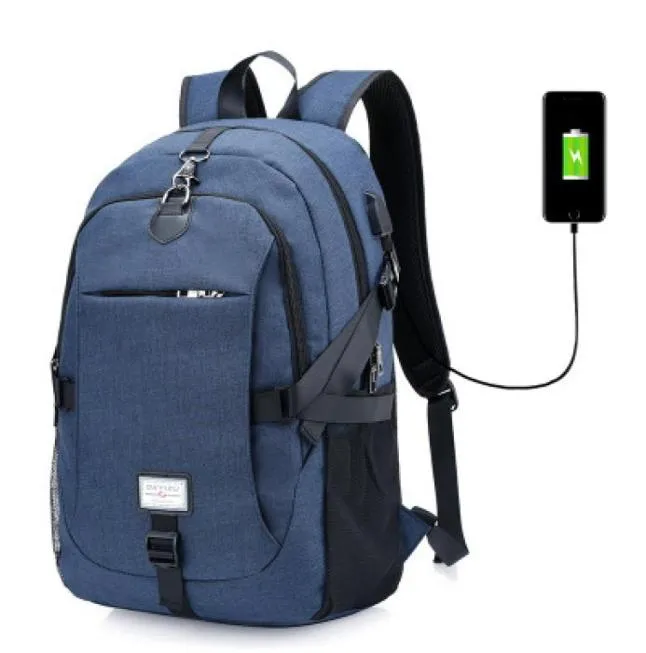 RUIPAI School Bag Boy Backpack Package USB Convenient Charging Teenager Boy Girl Student Kids Child Book Bag Fashion Y1813998862