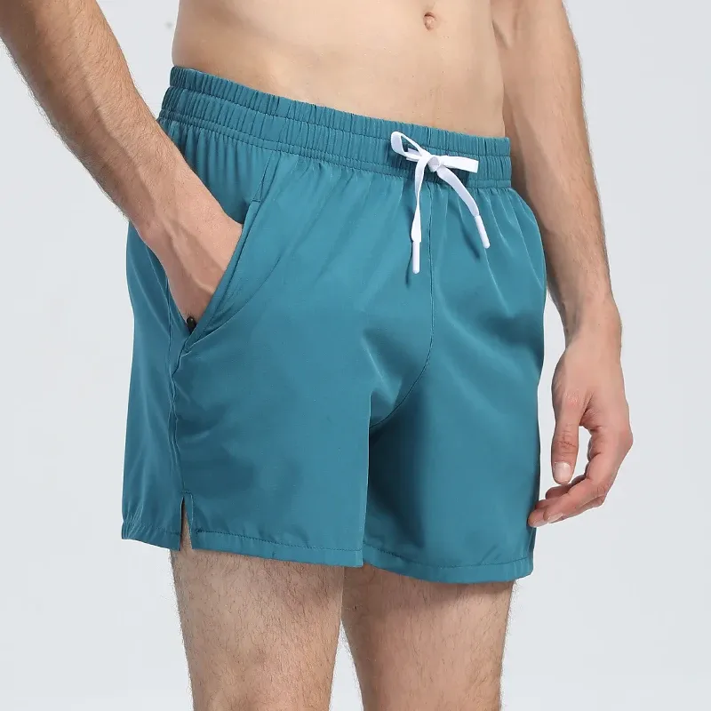 Shorts Uomini Shorts Summer Sports Dry Sports Short Zip Pockeding Bodybuilding Short Color Color Beach Shorts che corre corto XS4XL