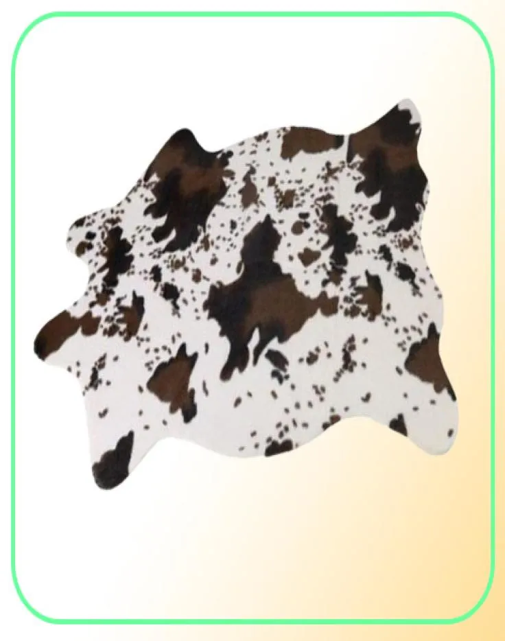 カーペット模倣動物の皮の敷物と牛のカーペットリビングルームの寝室110x75cm9596292