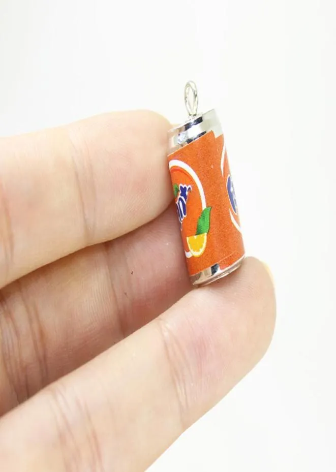 20pcslot latas de resina simulación de encanto bebida cola cola joyas para aretes de bricolaje accesorios de pulsera de llavero3790855
