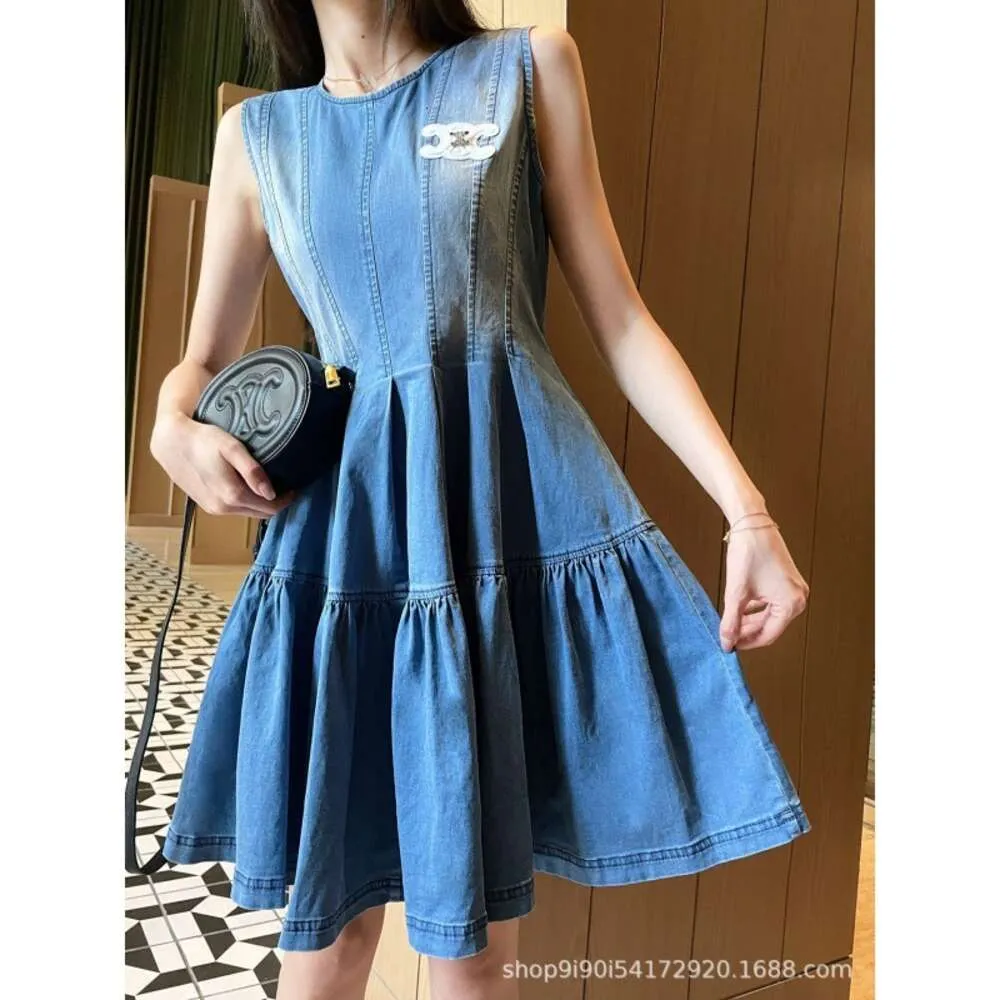 Женские танки Camis Summer Denim Blue Fluffy Skirtbir