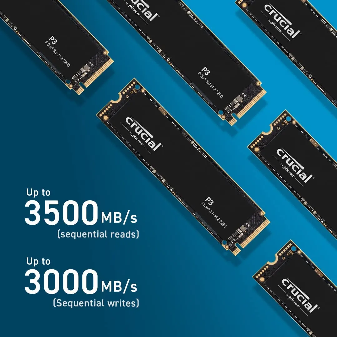内蔵型SSD Crucial P3 4TB PCIe 3.0 NVMe M.2 SSD Crucial P3 4TB PCIe 3.0 NVMe M.2 SSD