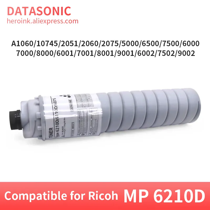 1PC MP6210D 6210D RICOH MP 6001用トナーカートリッジ6002 7001 7502 8001 9001 9002 6503 7503 9003互換性のあるIM 7000 8000 9000