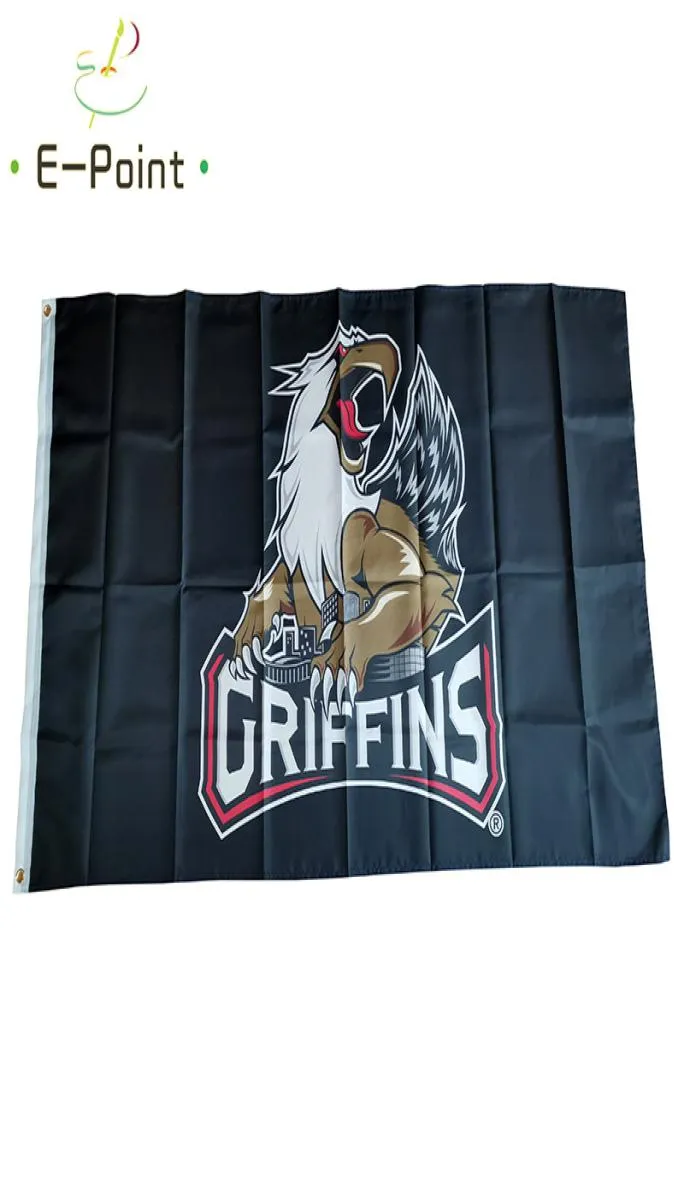 AHL Grand Rapids Griffins Flag 35ft 90cm150cm Polyester Banner Decoration Flying Home Garden Cadeaux festives 2268466