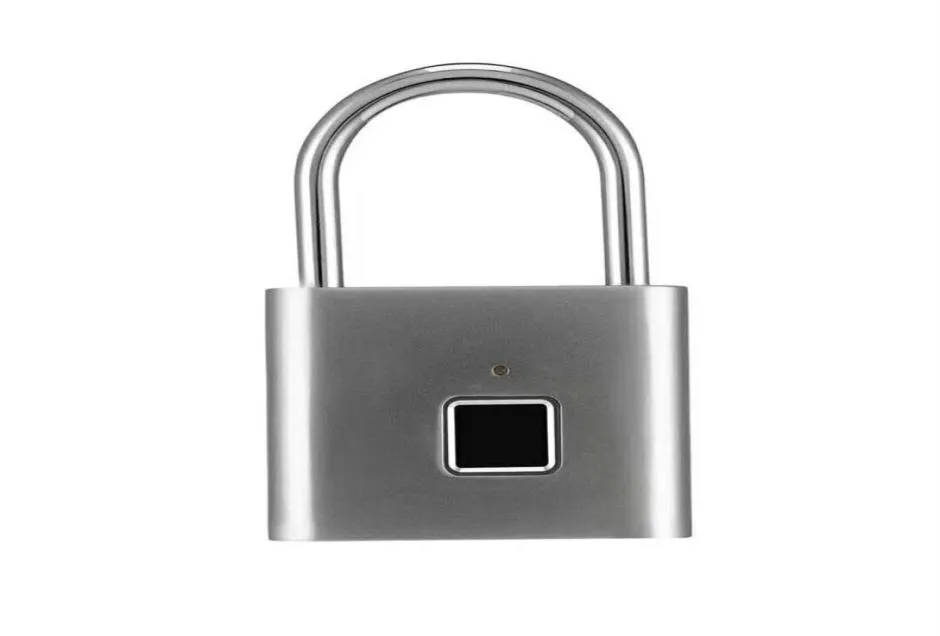 O10 KEYLESS USB -uppladdningsbar dörrlås Fingeravtryck smart snabb upplåsning av zinklegering Metal IP65 Vattentät dörrgage fodral L5176375
