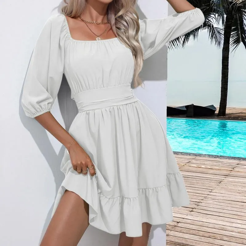 linen dress style Linen Maxi Dress - White Linen Dress - Simple Linen Dress - Linen Spaghetti Strap Dress - Plus Size Clothing - Linen Dress Women main image 0