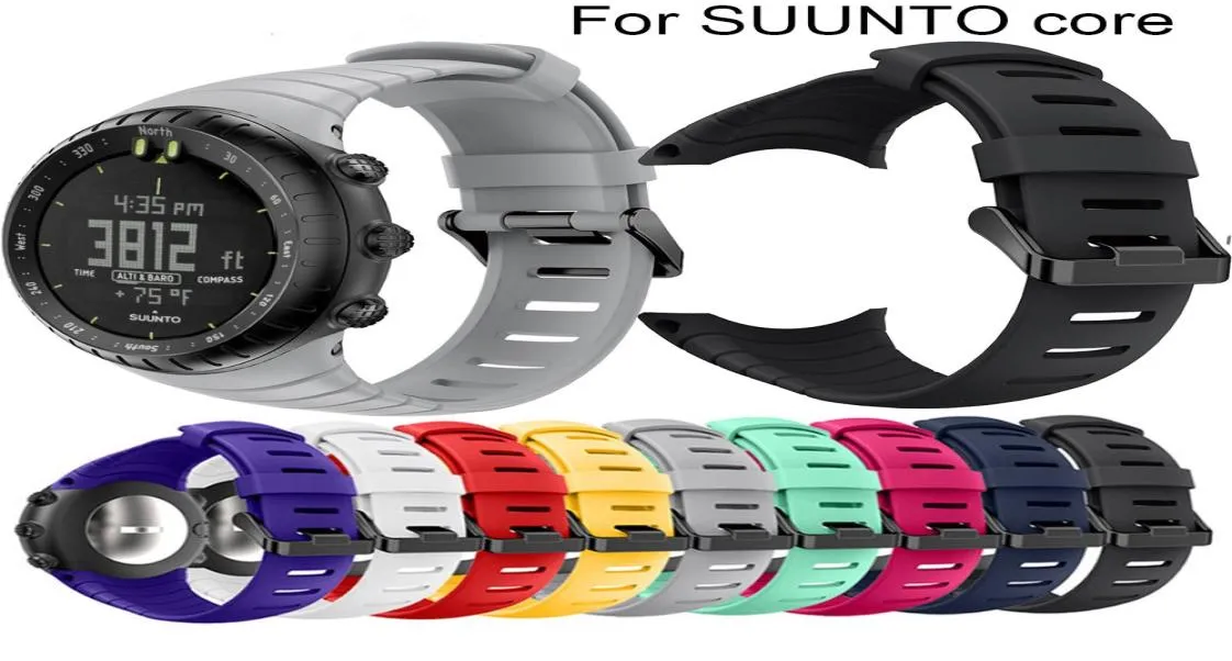 Do Suunto Core FrontierClassic Soft Silikon Bransoletka zastępująca pasek do Suunto Core Smart Watch Akcesoria na rękę 78855004