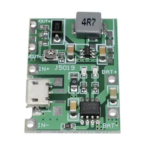 Adjustable Micro USB/Type C Step Up Boost Module For 18650 5v Lithium ...