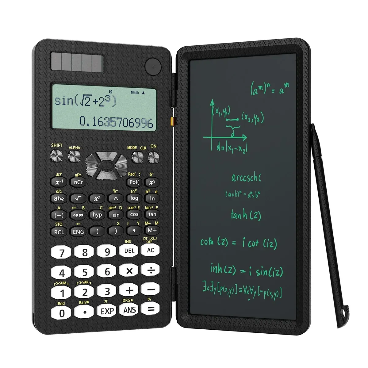 Kalkulatory Newyes mini kalkulator naukowy z pisaniem tabletów kalkulatorów notatnik