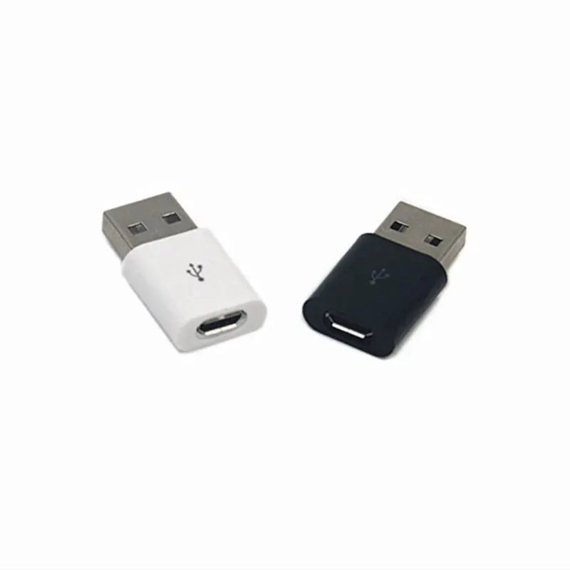 MALE MALE إلى MICRO USB أنثى OTG محول محول الشاحن لبيانات موصل محول الكمبيوتر اللوحي الكمبيوتر الشخصي