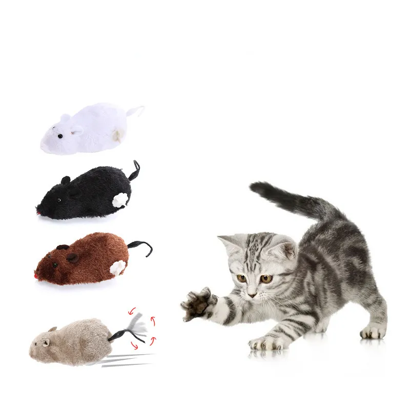 Игрушка Pet Cat Plush Windup Chain Up Toy Mouse интерактивная игра в погоне за игрушками -домашними животными