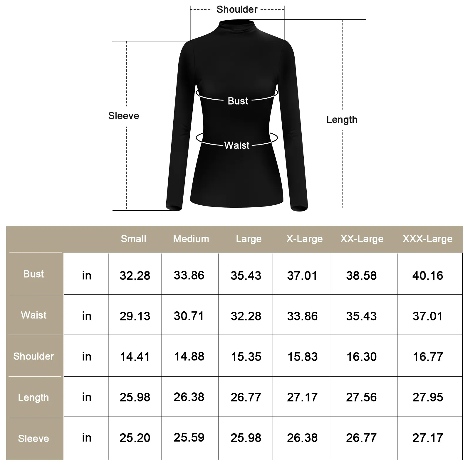 thermal mock turtleneck