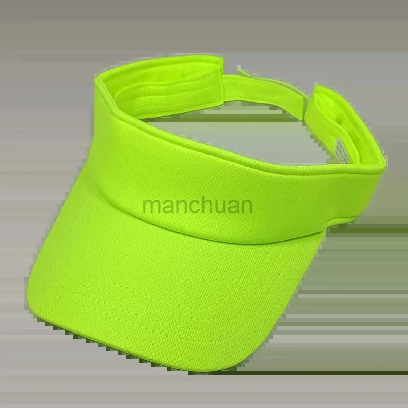 Visors Ball Caps Lime vert Soft Mesh Men Athletic Men Visor Sun Visor Hat Sport CAP