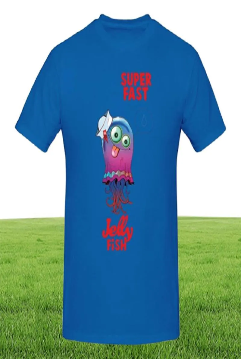 Men039s T koszule Gorillaz Shirt Superfast Jellyfish Tshirt Zagraniczona strej strejowa bawełniana krótkie rękawe zabawne druk męski Tshirt1861109