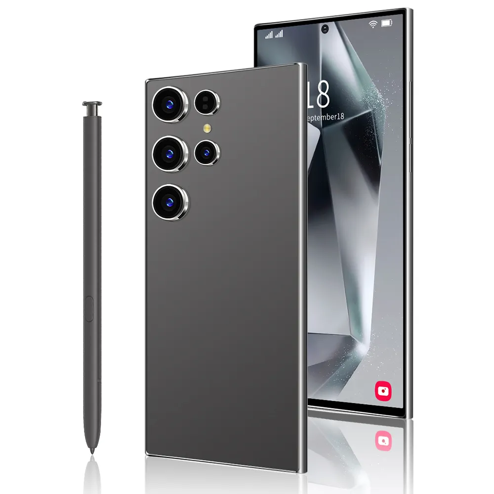 S24 Ultra 4G 3G 2G Smartphone Dual SIM Android Phone 6.8HD+ HD Display 64GB 128GB
