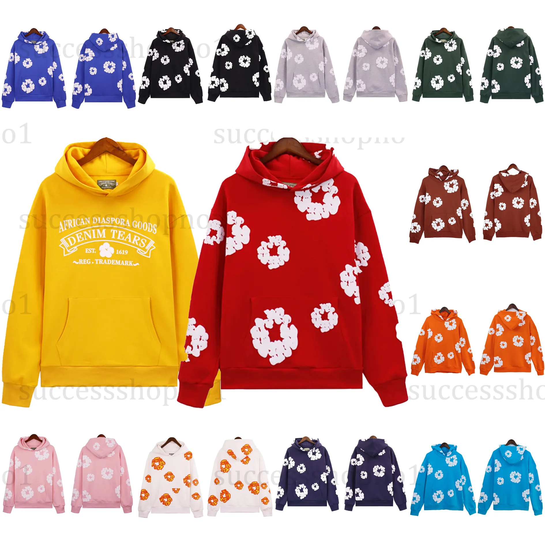 Kapok Hoodies Designer Sweat à capuche Hoodies Hoodies Europe et les États-Unis Hip Hop Personalité Foam Donut Round Cou