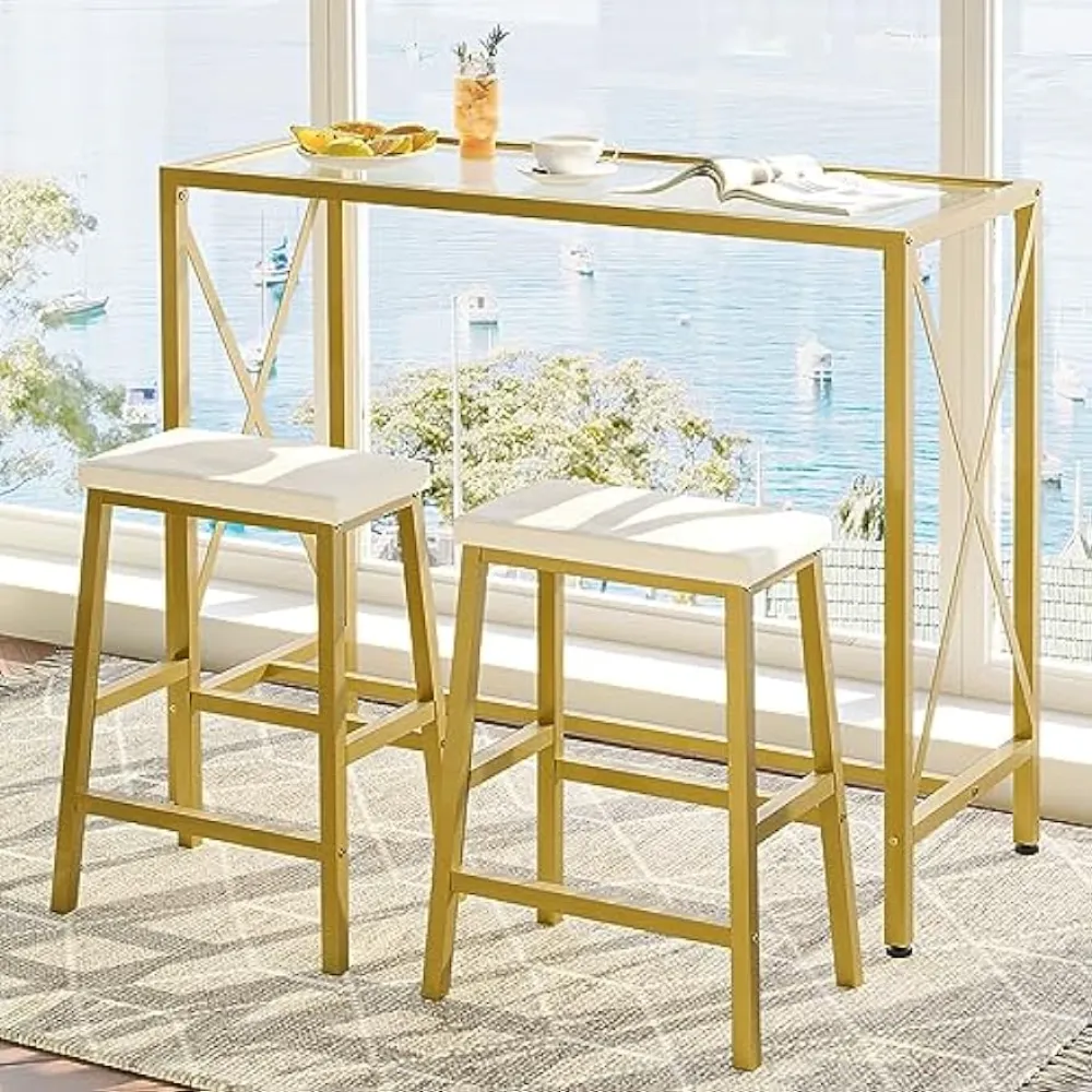 Modern Bar Table And Kitchen Table And Chairs Set With 39.4 Dining Set And Counter Height Table For Pub And Home Use From Homepro9 160.91 DHgate.Com