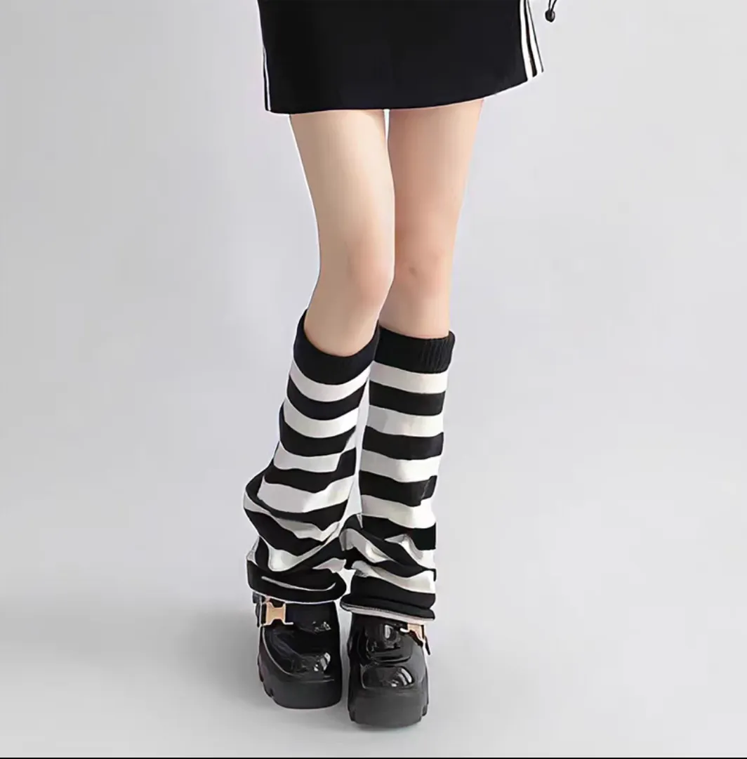 【elfelfelf archives】25ss STRIPE BACK HOLE LEG WARMER DHgate.com:Feet and Leg Warmers: Stripe Knitted Leg Warmer
