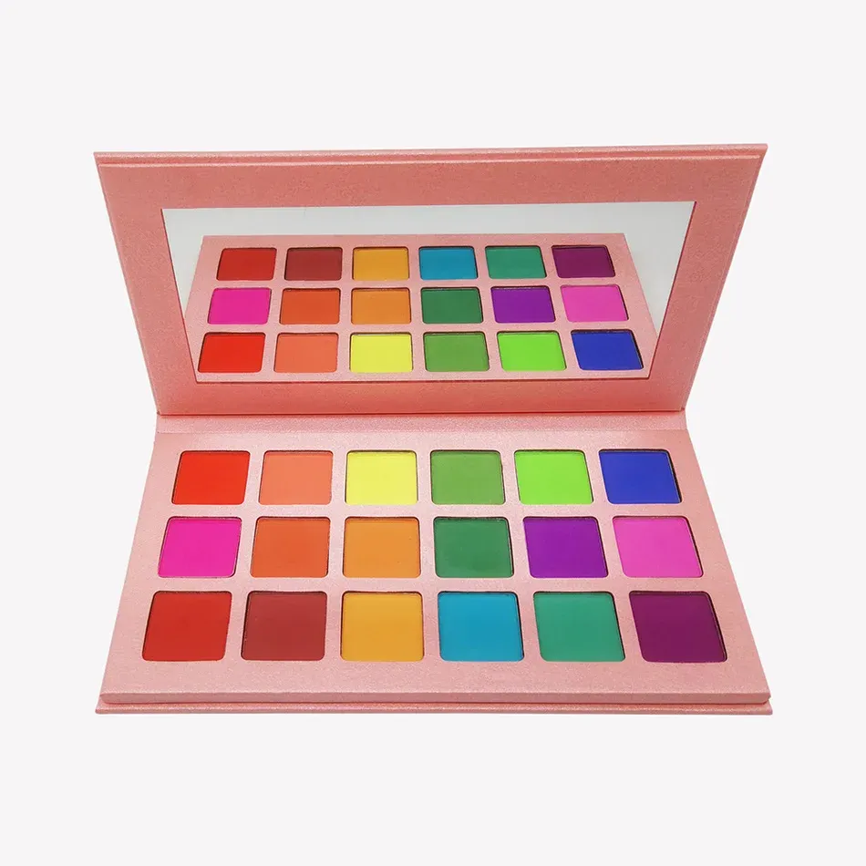 Shadow 5 peças Melhor Paletas de Rainbow Eyeshadow Paletas Privadas SHIMMER MATIMENTO RED REQUELO EXECIEIRO MOQ MAIXA CUDDADE