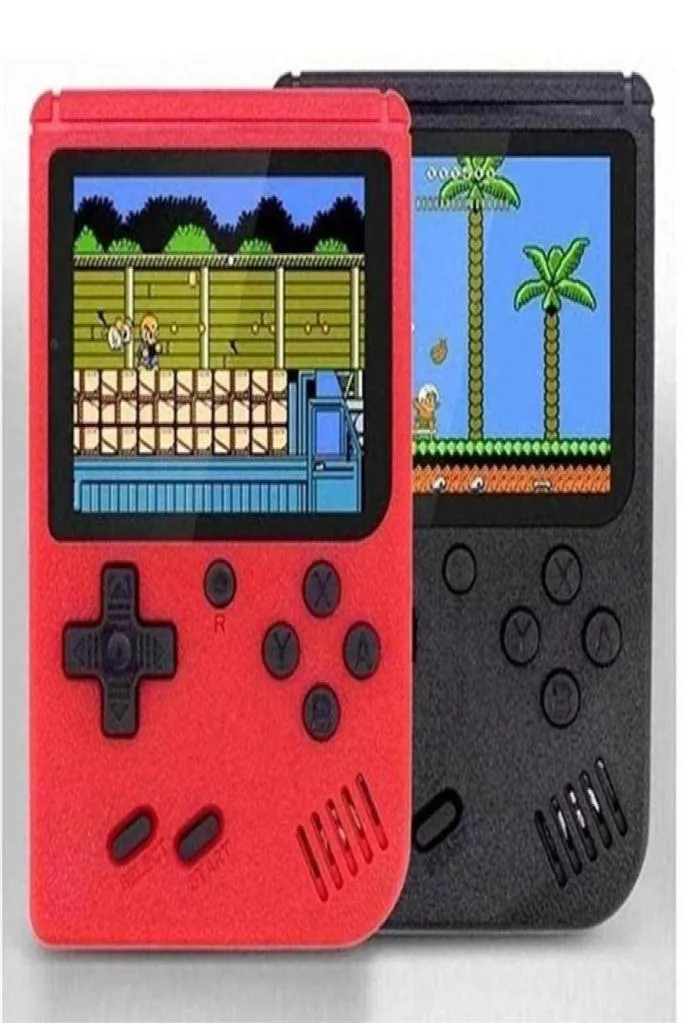 400in1 Console de jeu vidéo portable Retro 8 bits Design avec 24 pouces Color LCD et 400 jeux classiques prennent en charge un joueur AV OU63329116931666